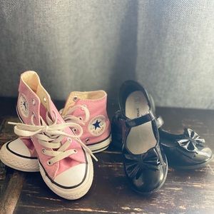 Girls shoes Converse & Dress shoes 10.5
